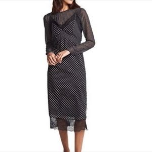 NWT Joie Alamea Polka Dot Midi Dress